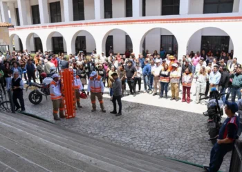 Ayuntamiento de SCLC fortalece la cultura de la prevención con el Segundo Simulacro Nacional 2026