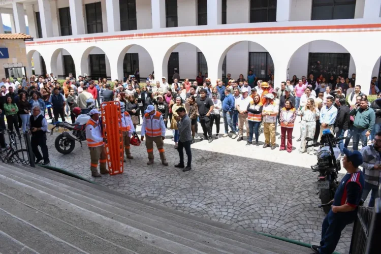 Ayuntamiento de SCLC fortalece la cultura de la prevención con el Segundo Simulacro Nacional 2026