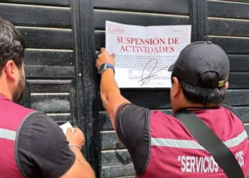 Servicios Públicos suspende establecimiento por operar un giro distinto al autorizado