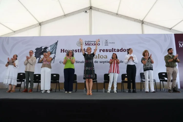 En Culiacán, la Presidenta anuncia atención directa del Gabinete del Gobierno de México a la población de Sinaloa