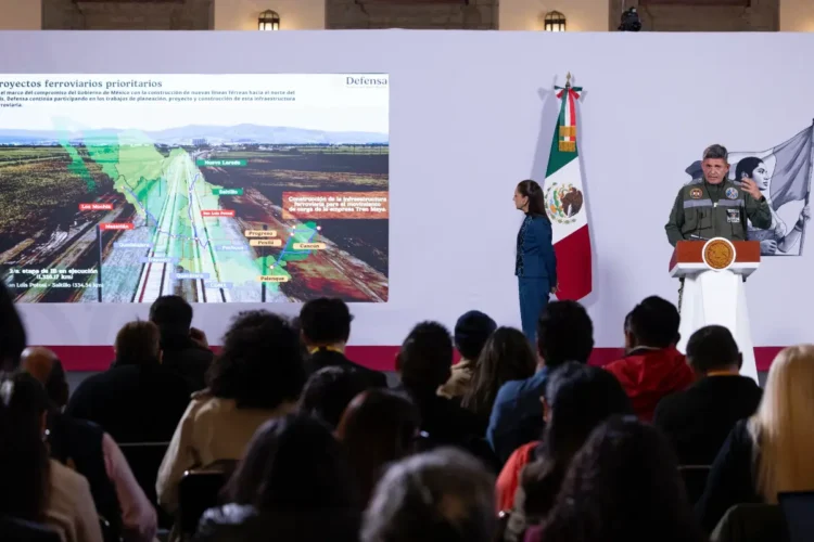 Con una inversión de 750 mil mdp, en el sexenio se construirán 2400 km de trenes de pasajeros: presidenta