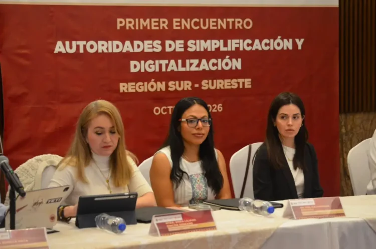 En Veracruz, Chiapas presente en el Primer Encuentro de Autoridades de simplificación y Digitalización de la región Sur-Sureste