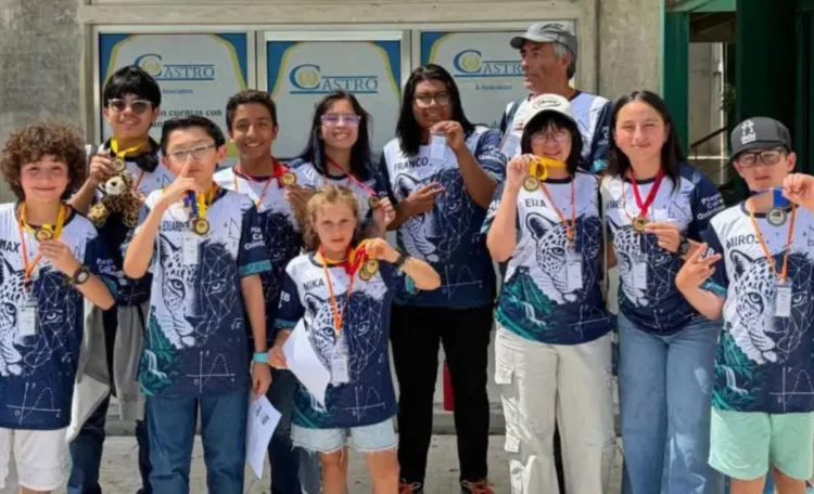 Delegación Chiapas de la Olimpiada Mexicana de Matemáticas destaca a nivel nacional