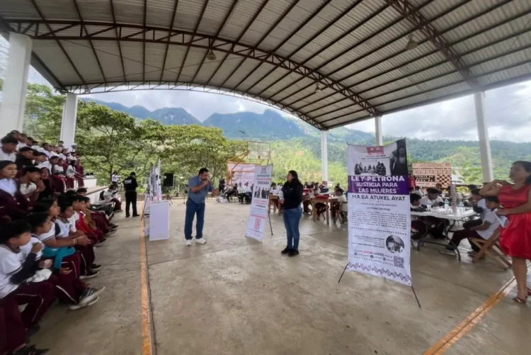 Participa FGE en la Jornada por la Paz en Chalchihuitán