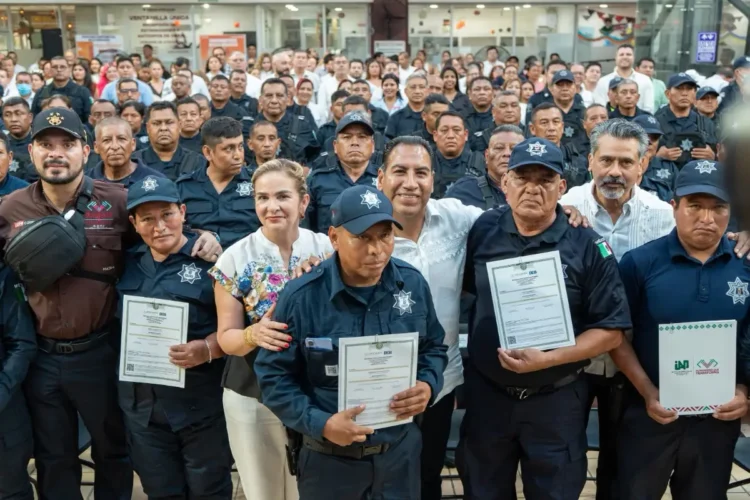 Avanza la profesionalización de los cuerpos seguridad de Chiapas