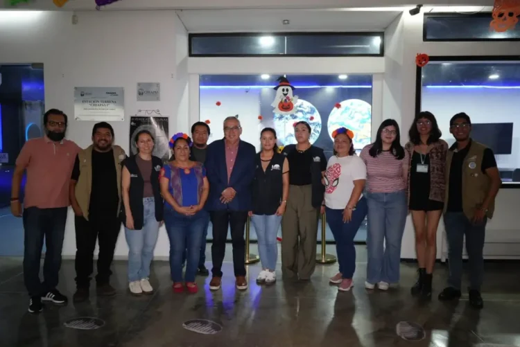 Planetario Tuxtla realiza velada astronómica para acercar la ciencia a las familias chiapanecas