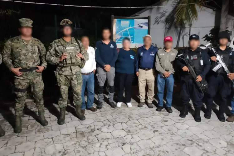 En operativo preventivo, resguardan 87 nidos de tortuga marina golfina en Chiapas