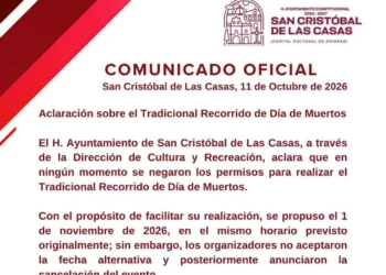 Ayuntamiento de San Cristóbal niega haber rechazado permisos para recorrido de Día de Muertos