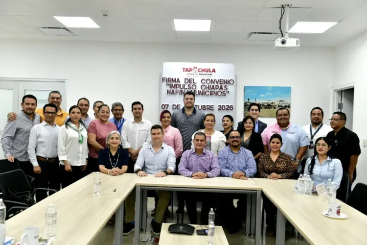 SEyT y Ayuntamiento de Tapachula, fortalecen alianza con Nafin y Fofoe para impulsar financiamiento empresarial