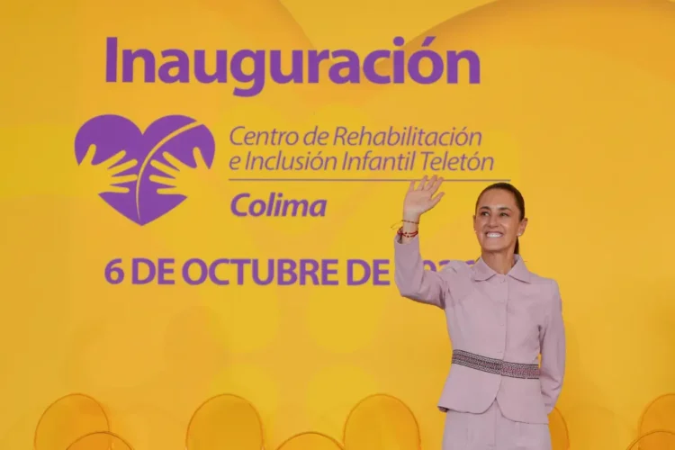 Presidenta inaugura nuevo CRIT de Teletón en Colima