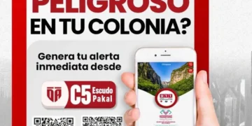 Exhorta SSP a la ciudadanía a reportar niveles de agua peligrosos a través de la App C5 Escudo Pakal