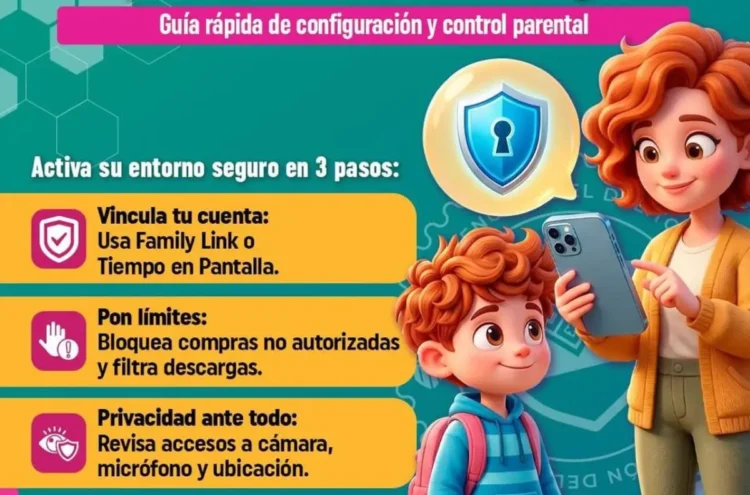 La seguridad digital de nuestros niños también se construye en familia: SSP